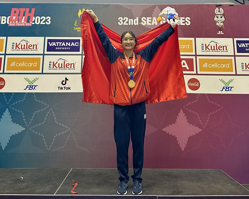 Athlete Cao Thi Duyen excellently completed the 