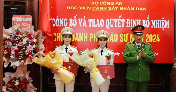 2 nữ giảng viên Học viện Cảnh sát Nhân dân nhận quyết định bổ nhiệm chức danh Phó Giáo sư