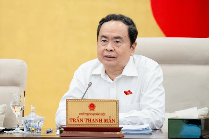 Chủ tịch Quốc hội Trần Thanh Mẫn. (Ảnh: quochoi.vn)