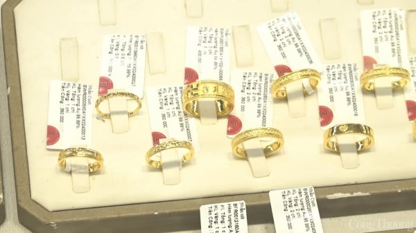 Mise à jour du prix de la bague en or, or SJC, DOJI, PNJ, 9999 aujourd'hui 22 septembre