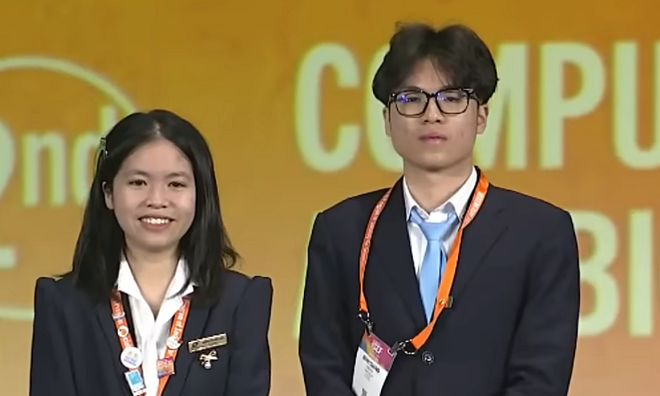 Vietnamese student wins third prize in world's largest science competition