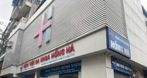 Bệnh viện Đa khoa tư nhân Hồng Hà bị phạt