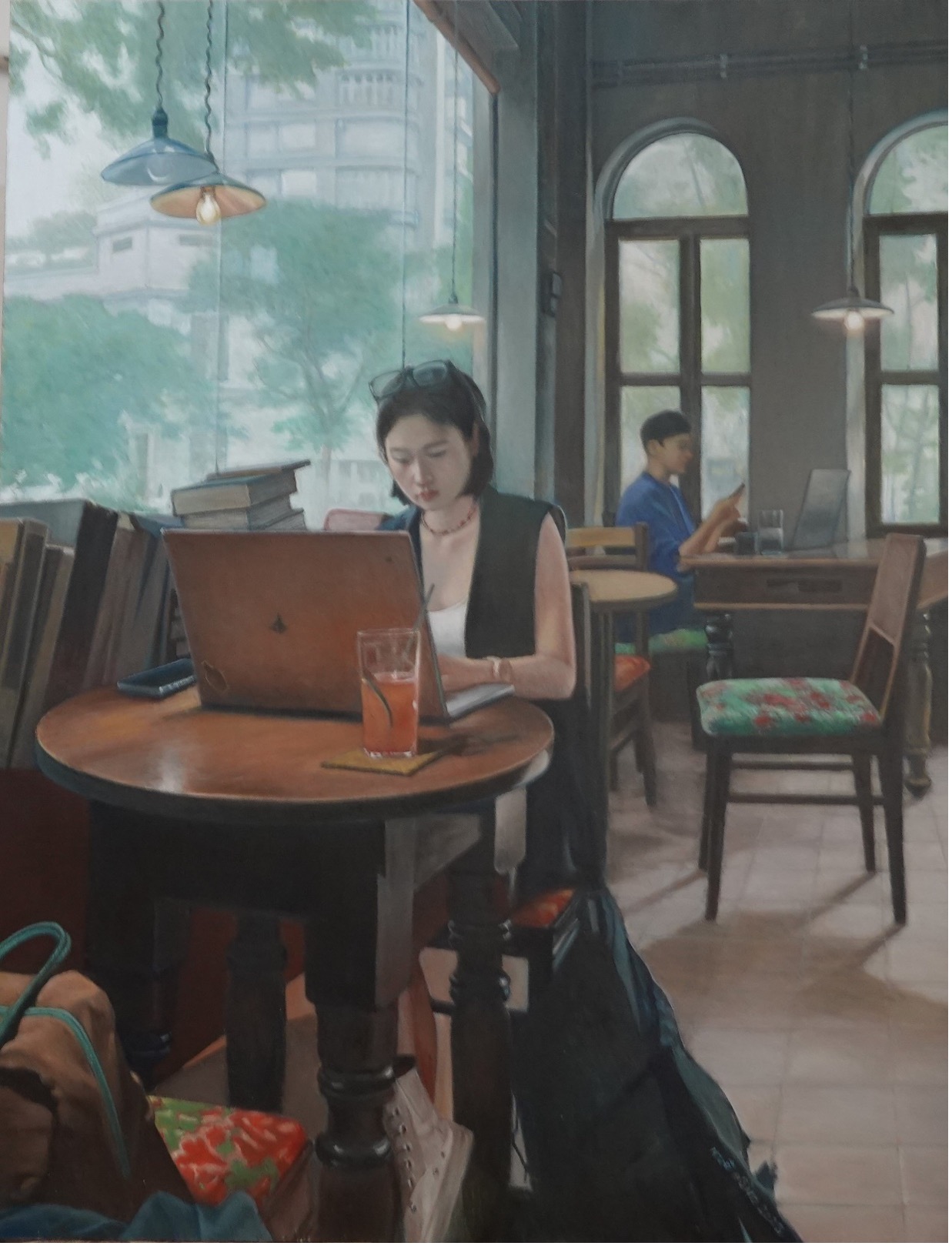 Họa sĩ Ngô Đồng 40 năm kín tiếng 'không dám ra gió' - Ảnh 11.