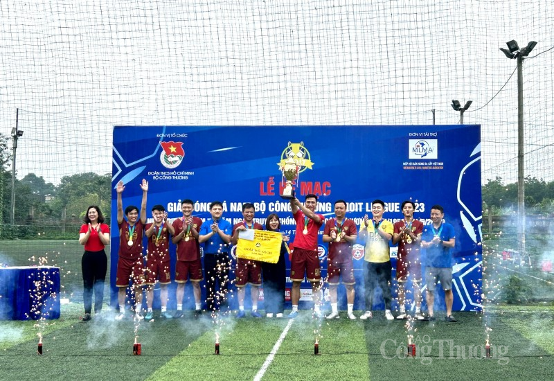 Bế mạc MOIT League 2023: Đội bóng cơ quan Tổng cục Quản lý thị trường đoạt chức vô địch