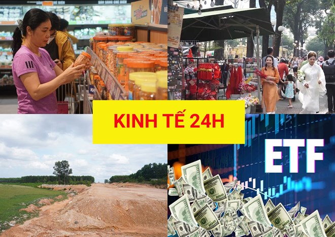 Economía 24h: Fomentando las compras durante el Tet; Flujos de capital de ETF salen de Vietnam