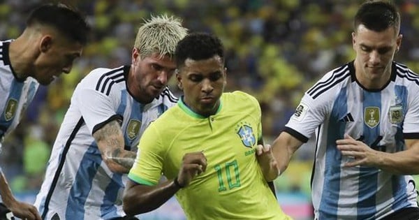 Rodrygo speaks out after being scolded by Messi in the South American derby