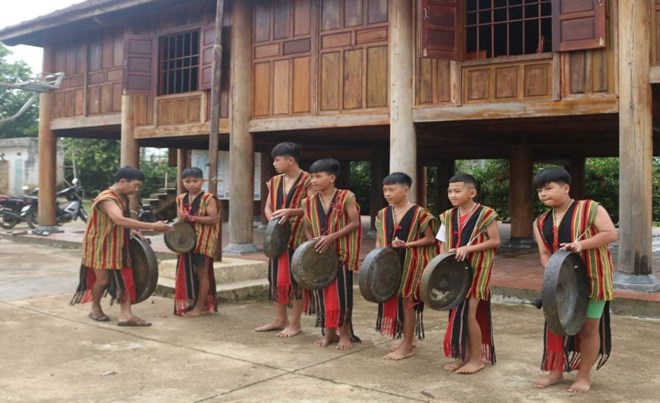Brau ethnic culture is preserved through the children's gong team