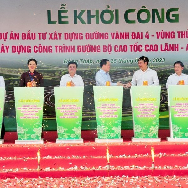 Khởi công tuyến cao tốc đầu tiên đi qua địa bàn tỉnh Đồng Tháp