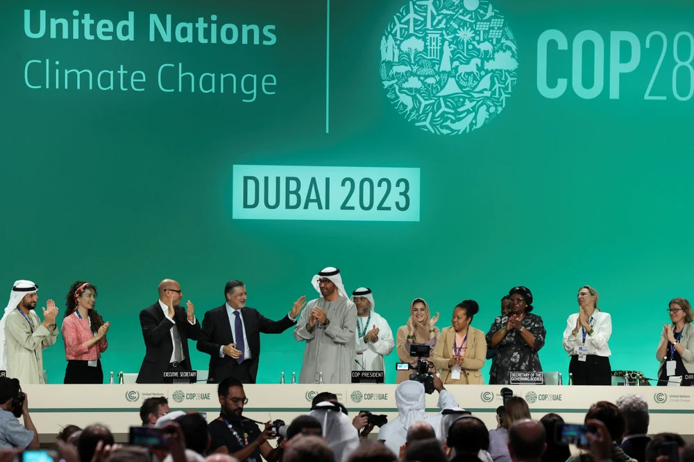 Teilnehmer der Abschlusskonferenz der COP28. Foto: REUTERS