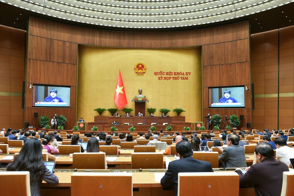 The National Assembly passed a Resolution on investment policy for the National Target Program on Drug Prevention and Control until 2030 - Photo: Quochoi.vn