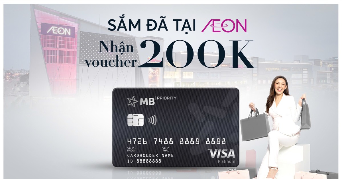 Nhận voucher 200.000 VNĐ khi mua sắm tại Siêu thị AEON