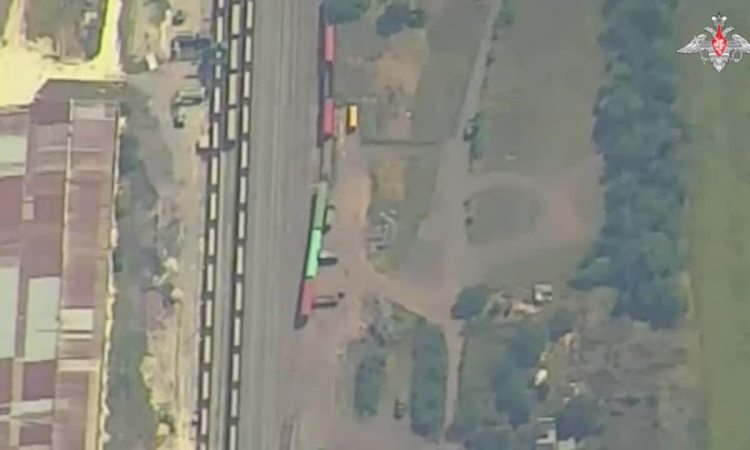La Russie publie une vidéo de l'attaque contre un convoi militaire ukrainien