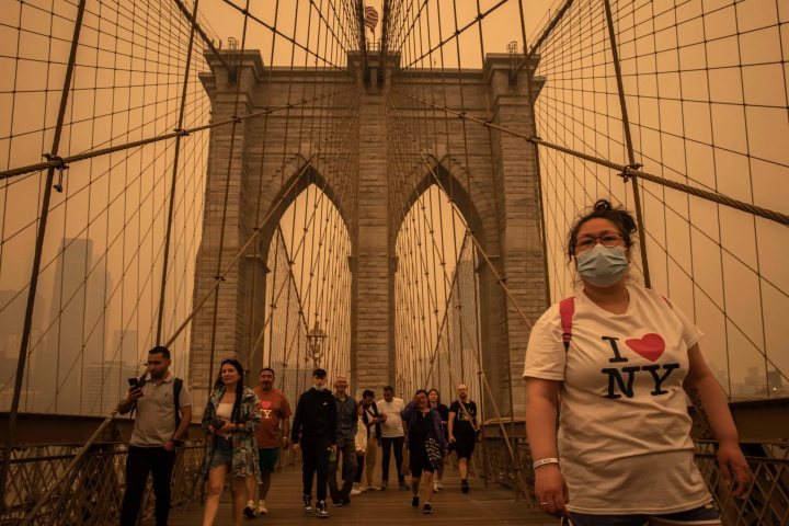 El smog cubre Nueva York - 1
