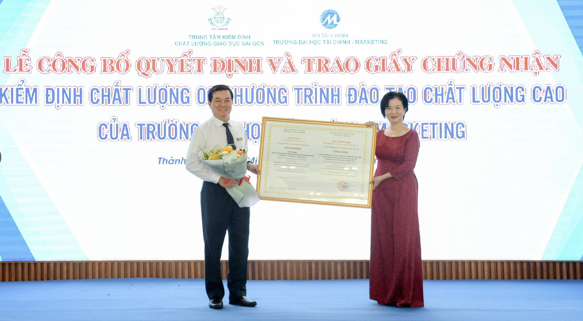 6 chương trình chất lượng cao của Trường ĐH Tài chính - Marketing đạt kiểm định chất lượng - Ảnh 1.