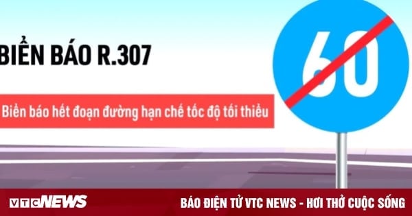 Biển báo 60 gạch chéo là gì?