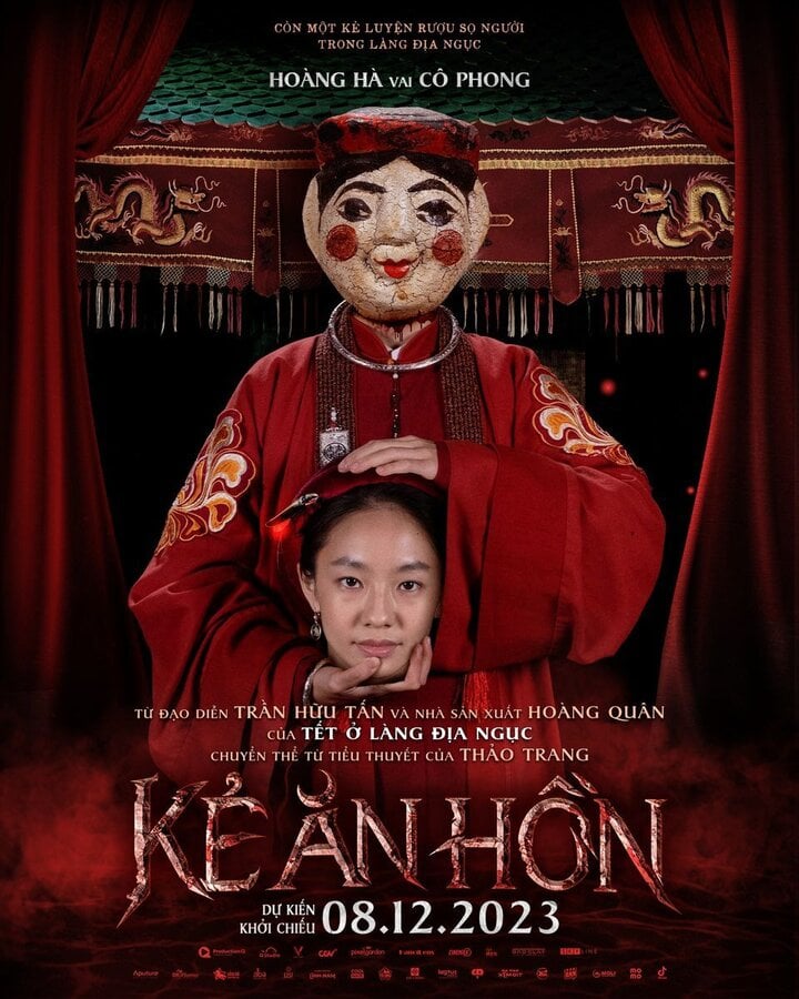 Hoang Ha appears hauntingly in the movie poster.