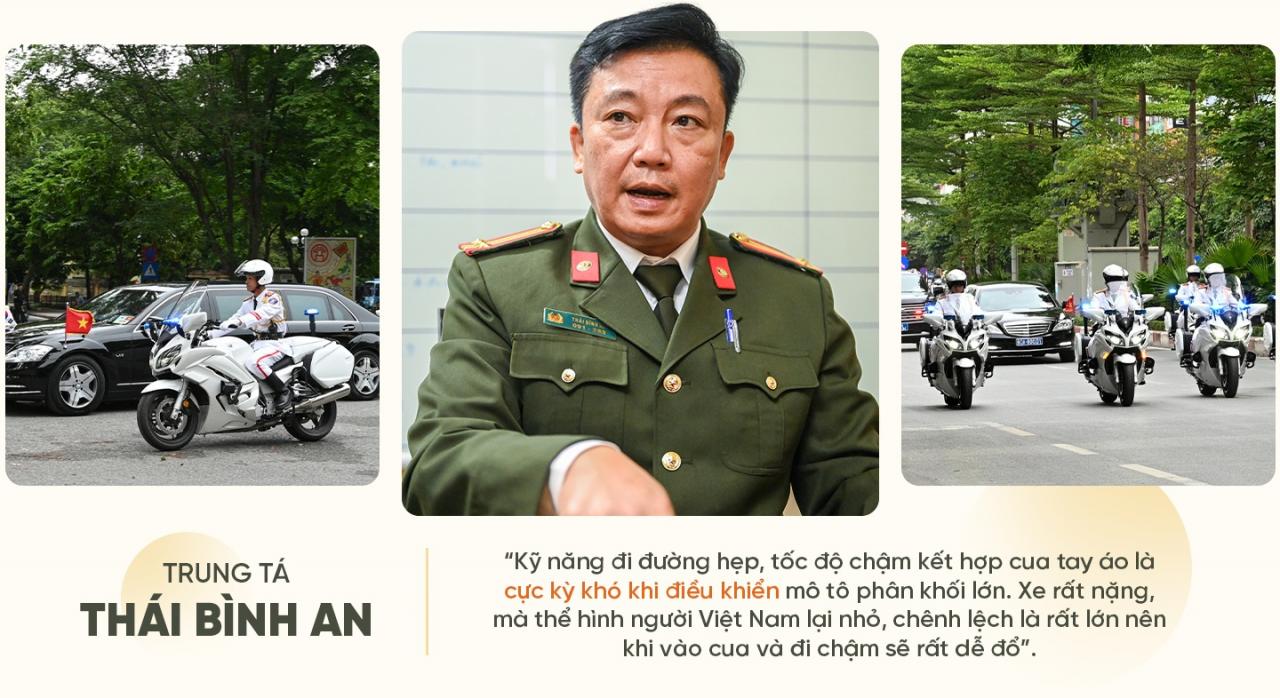 バイク護衛隊 - 国際代表団を守る鉄の盾 - 11 Đội mô tô hộ tống - Lá chắn thép bảo vệ các đoàn khách quốc tế - 11
