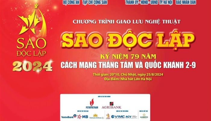 Chương trình nghệ thuật chính luận “Sao Độc lập” năm 2024