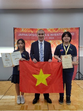 Học sinh Ngô Sĩ Liên đạt thành tích cao tại Triển lãm thiết kế, ý tưởng và phát minh năm 2024 tại Nhật Bản - Ảnh 5.