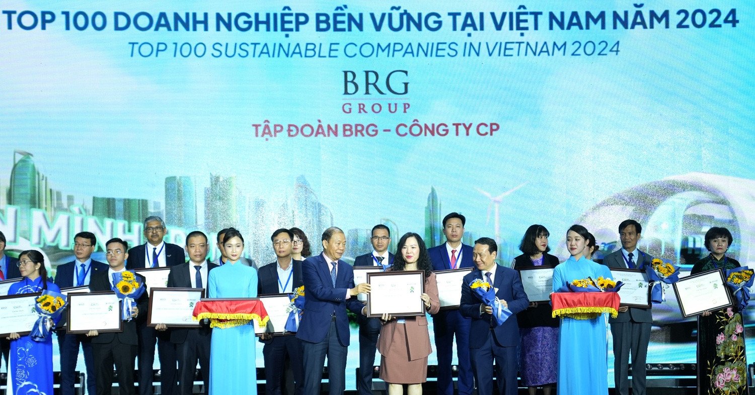 Tập đoàn BRG lần thứ 4 liên tiếp được vinh danh ‘doanh nghiệp bền vững’