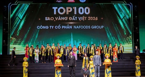 Nafoods Group បន្តជាប់ឈ្មោះក្នុង Top 100 Golden Stars របស់វៀតណាម