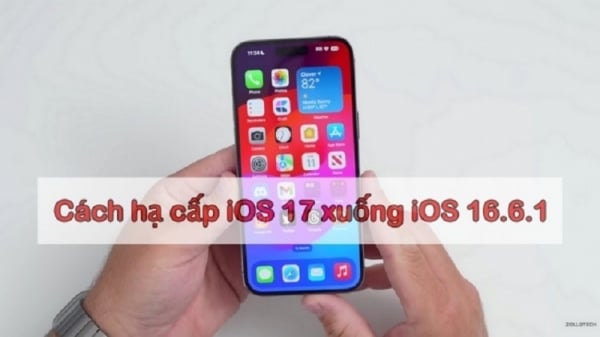 คำแนะนำเกี่ยวกับวิธีการดาวน์เกรดจาก iOS 17 เป็น iOS 16.6.1 เพื่อให้ iPhone รุ่นเก่าทำงานได้ราบรื่นยิ่งขึ้น