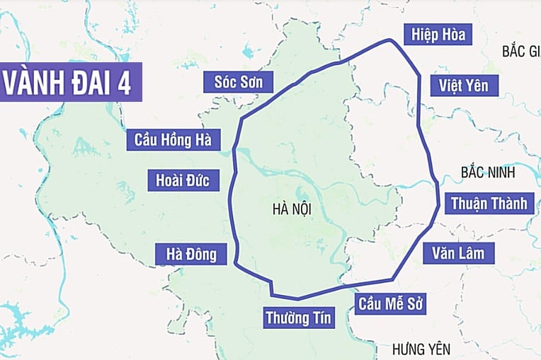 Hanoi proposes to charge the highest toll on Ring Road 4 at 7,220 VND per km