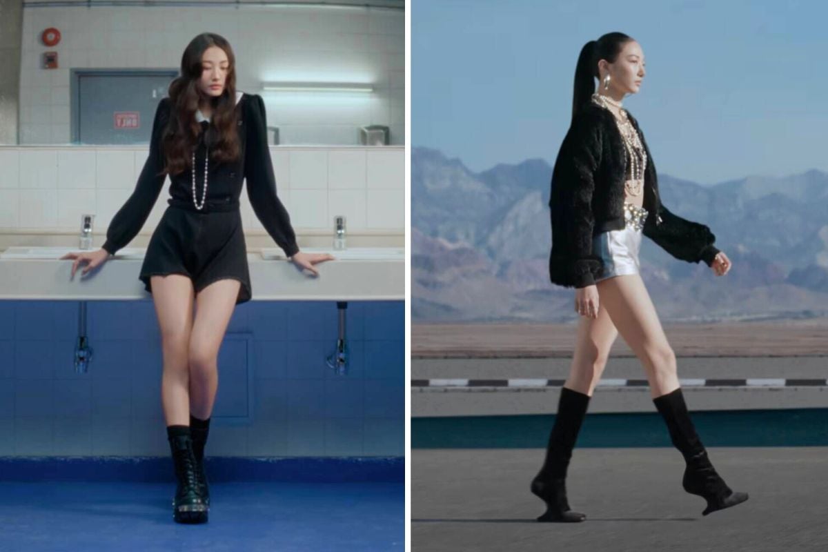 กาวอนอวดหุ่นนางแบบและส่วนสูงอันน่าประทับใจ ภาพ: The Black Label