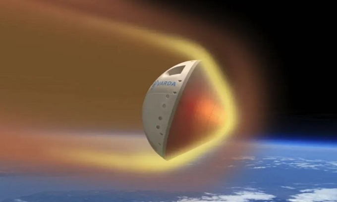 Varda社の製薬工場シミュレーション。写真：Varda Space Industries