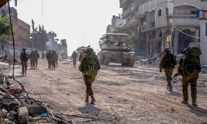 Israelische Soldaten im Gazastreifen am 12. Dezember. Foto: IDF