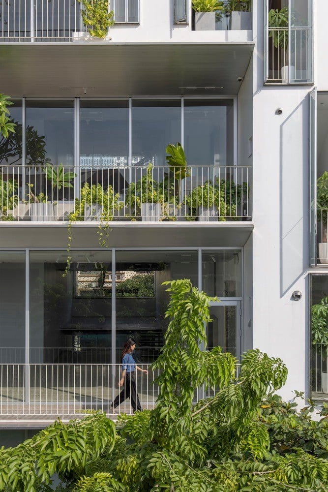 Nach Westen ausgerichtete Röhrenhäuser sind dank des Dachgartendesigns Foto 11 immer kühl