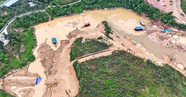 Bac Giang: Enterprises arbitrarily collect land, expand sand and gravel mining