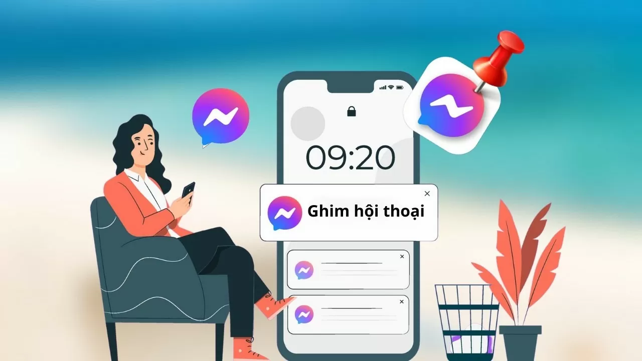 Cách ghim đoạn chat trên Messenger chỉ với 2 bước đơn giản