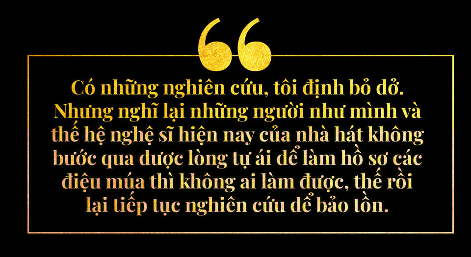 NSND Bạch Hạc: Nghệ thuật cung đình không cho phép sự hời hợt - Ảnh 3.