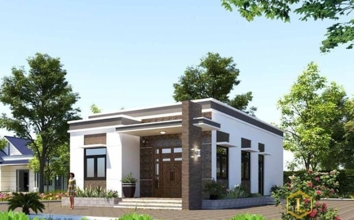 Los modelos de casas con techo plano en forma de L más populares en la actualidad - 8