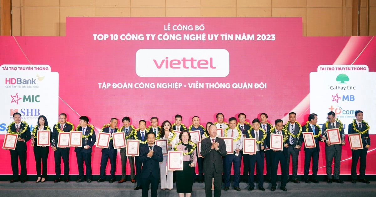 6 năm liền, Viettel là công ty CNTT-VT uy tín nhất Việt Nam