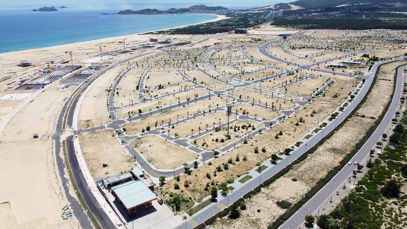 Un projet de logement dans la zone économique de Nhon Hoi, ville. Photo d'illustration de Quy Nhon.