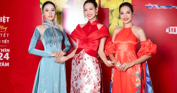 កញ្ញា Bao Ngoc, Hoang Phuong, Ngoc Hang ចូលរួម "ពិធីបុណ្យ Tet វៀតណាម 2024"