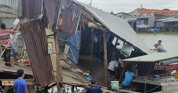 2 casas y 1 farmacia se derrumbaron en el canal