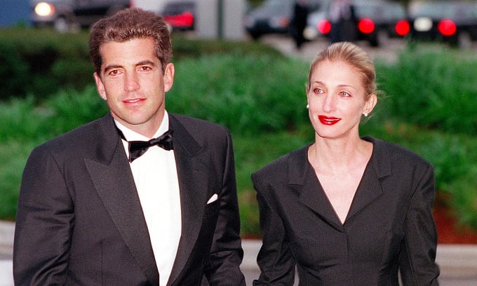 John F. Kennedy Jr. and his wife Carolyn Bessette. Photo: Justin Ide