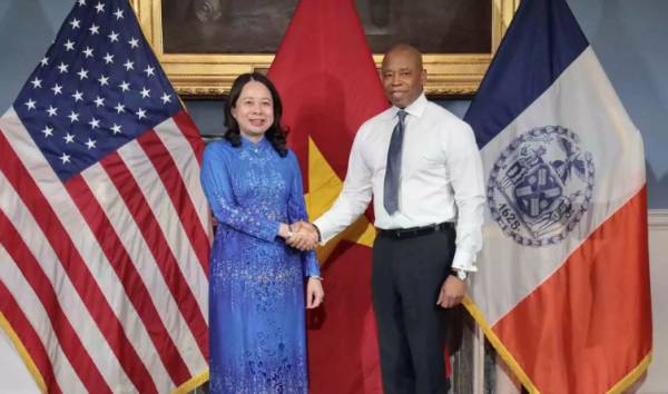 Bilaterale Treffen von Vizepräsidentin Vo Thi Anh Xuan in New York (USA)