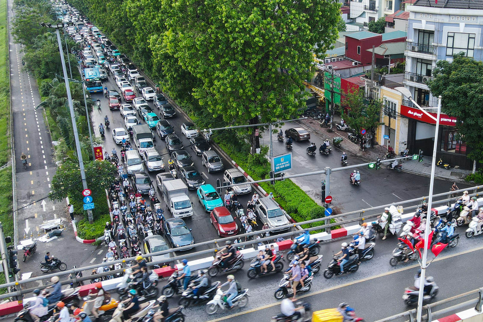 Double the width of Lang road, the traffic jam 'hotspot' is cooled down