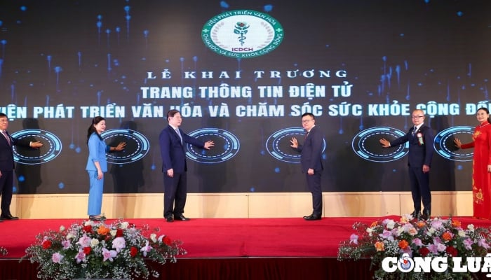 Ra mắt trang thông tin điện tử của Viện Phát triển văn hóa và chăm sóc sức khỏe cộng đồng