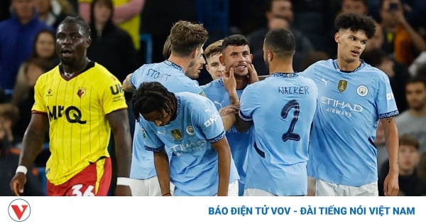 Manchester City a battu de justesse une équipe de première division