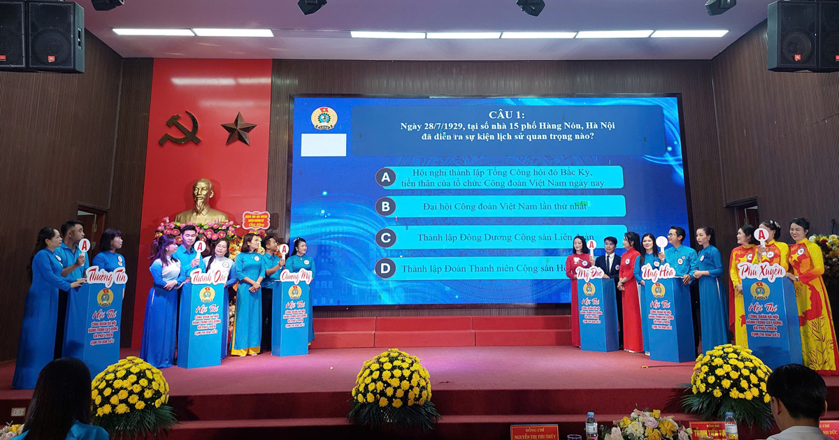 Preliminary round of the contest "Capital Trade Union - Journey of construction and development"