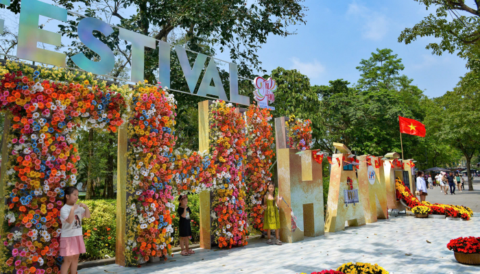 Espacio fotográfico único en el Festival de Otoño de Hanoi