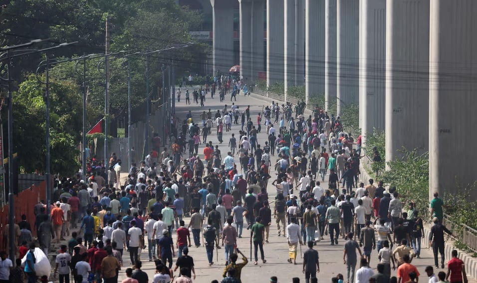 Grave émeute au Bangladesh, au moins 91 personnes sont mortes sur la photo 1