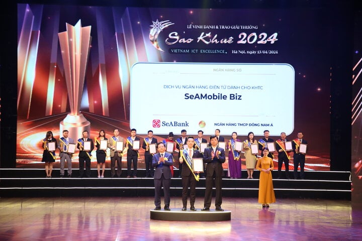 แอปพลิเคชันธนาคารดิจิทัลสำหรับธุรกิจของ SeABank - SeAMobile Biz ได้รับรางวัลจากงาน Sao Khue Awards 2024