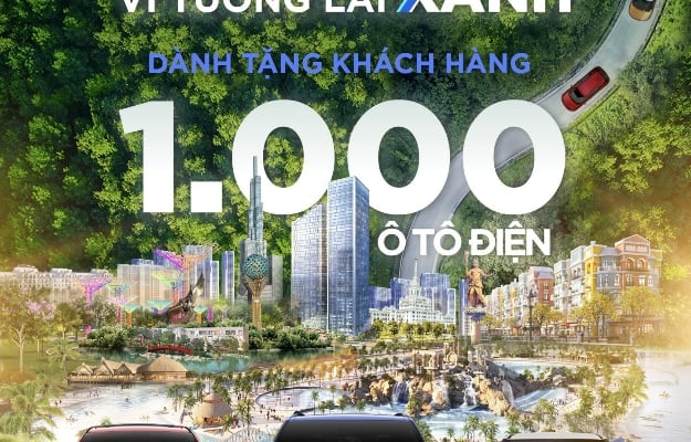 Vinhomes tặng 1000 ô tô điện Vinfast cho khách hàng