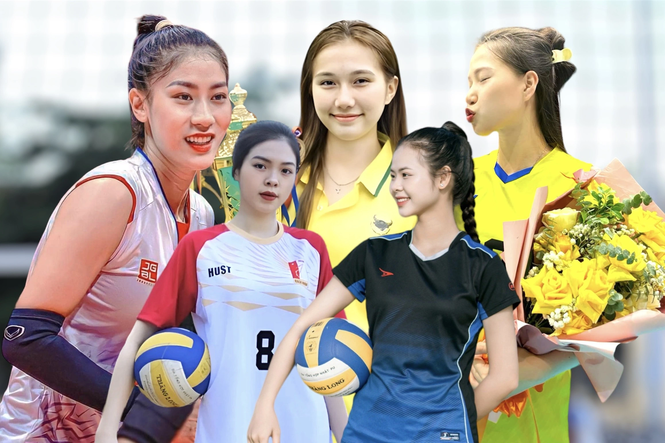 The beautiful and attractive daily life of 5 Gen Z volleyball beauties